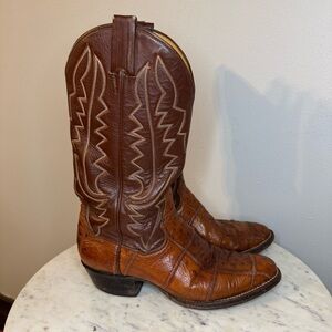 Panhandle Slim Cowboy Boots Size 8D
Ostrich Leather western